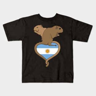 Gerbil Argentina (light) Kids T-Shirt